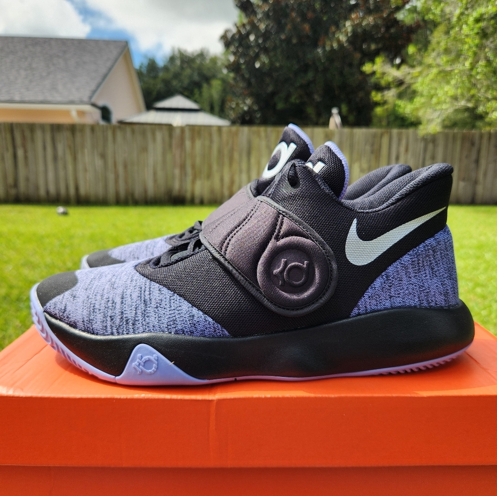 Sz 9 Nike KD Trey 5 VI EP 'Black Metallic Silver AA7070-004 - Picture 9 of 10